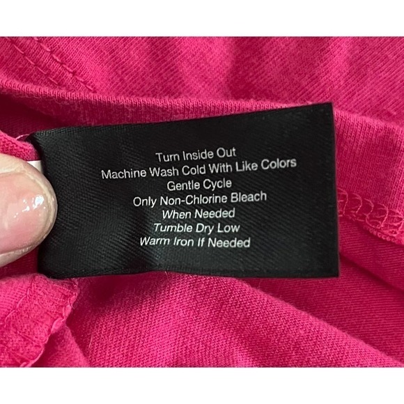 LANE bryant magenta cold shoulder ruffle top size 18/20 - Picture 5 of 7